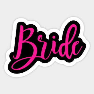 Bride Sticker